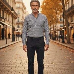 Cutter & Buck Mens Chequered Shirt Size M